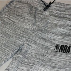 Official NBA Grey Jogger Pants large